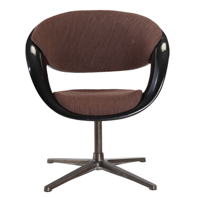 Furniture Foshan China Black Color Fiberglass Shell Modern Restaurant Chair