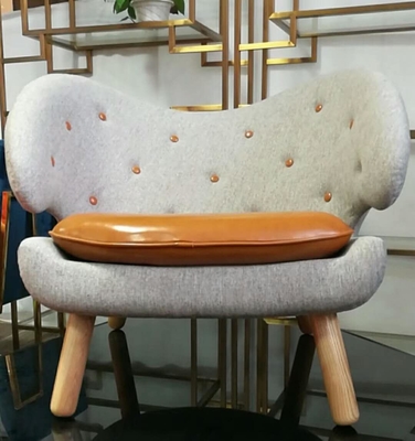 Fiberglass And Foam Solid Wood Legs Pelican Chair For Dining Room