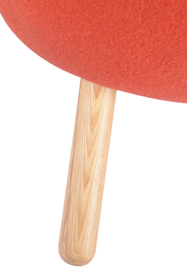 Fiberglass And Foam Solid Wood Legs Pelican Chair For Dining Room